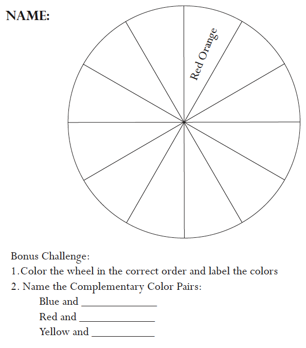 color wheel quiz